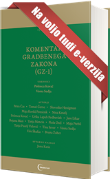 Komentar Gradbenega zakona (GZ-1)