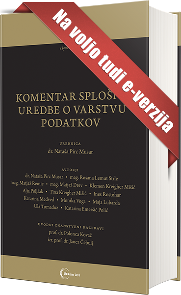 Komentar Splošne uredbe o varstvu podatkov